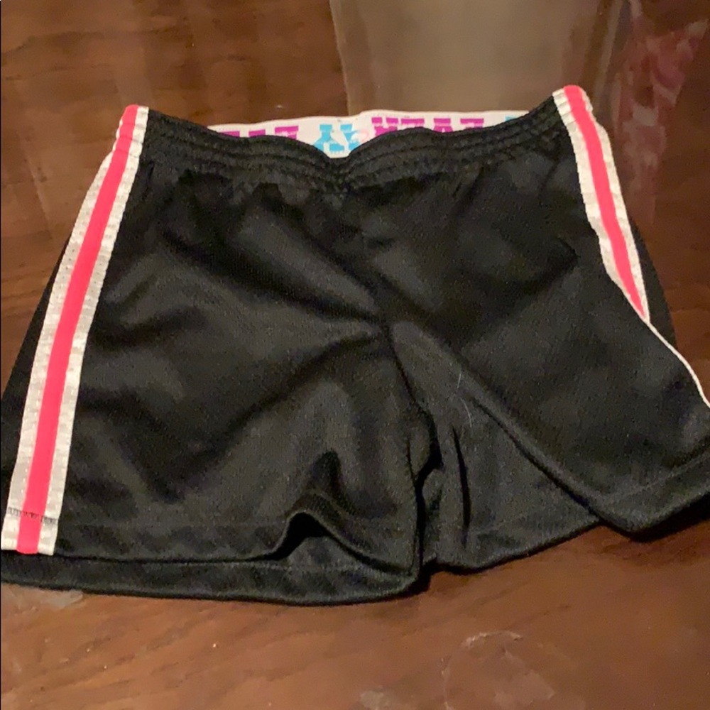Shorts white pink black